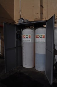 restaurant cooking oil management system installed