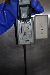 restaurant oil management system BCOS power switch